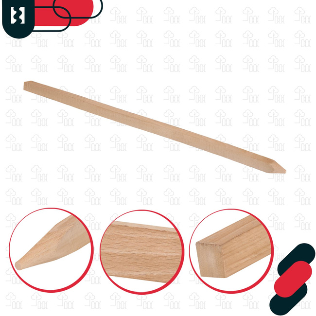 Tăruși de grădină din lemn pentru roșii legume 50 cm set de 20 buc.