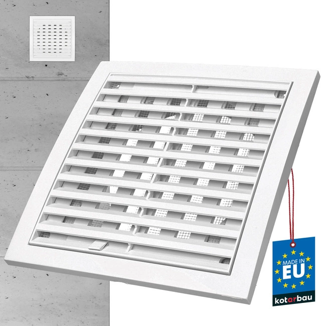Grilă de ventilație ø150 blocabilă cu ochiuri de 200 mm