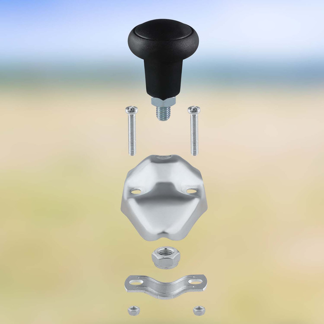 Buton universal de volan pentru tractor mașină 5 cm