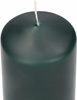 Lumânare de masă solidă clasic verde 12 cm