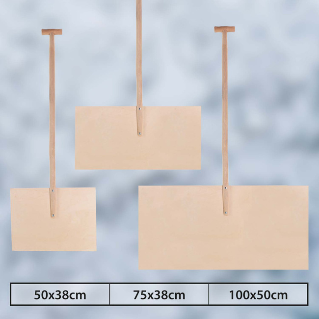 Lopată de zăpadă din lemn 75 cm